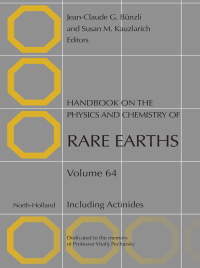 Titelbild: Handbook on the Physics and Chemistry of Rare Earths 1st edition 9780443193743