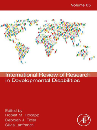 Cover image: International Review of Research in Developmental Disabilities 1st edition 9780443193767