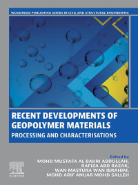 Cover image: Recent Developments of Geopolymer Materials 1st edition 9780443240683