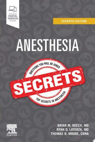Imagen de portada: Anesthesia Secrets 7th edition 9780443128226
