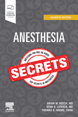 Cover image: Anesthesia Secrets 7th edition 9780443128226