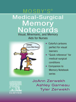 Cover image: Mosby's Medical-Surgical Memory Notecards 9780443261312