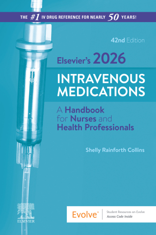 Cover image: Elsevier’s 2026 Intravenous Medications 42nd edition 9780443269592
