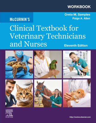Cover image: Workbook for McCurnin's Clinical Textbook for Veterinary Technicians 11th edition 9780443117091