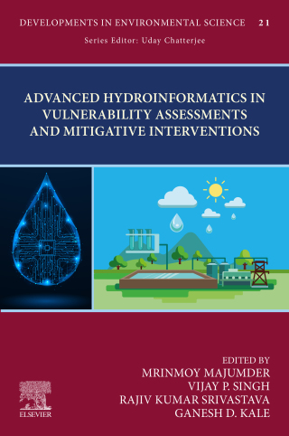 Imagen de portada: Advanced Hydroinformatics in Vulnerability Assessments and Mitigative Interventions 9780443364280