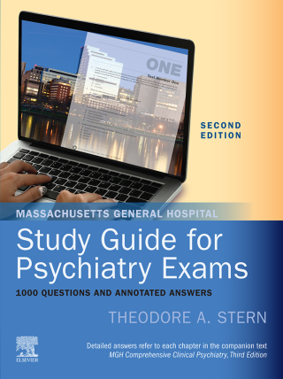 Cover image: Massachusetts General Hospital Study Guide for Psychiatry Exams 2nd edition 9780443119835
