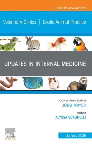 Cover image: Updates in Internal Medicine, An Issue of Veterinary Clinics of North America: Exotic Animal Practice 9780443418075