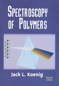 表紙画像: Spectroscopy of Polymers 2nd edition 9780444100313