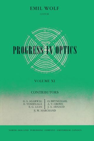 Cover image: Progress in Optics Volume 11 9780444104977