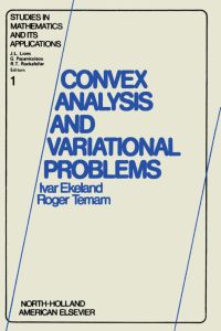 Imagen de portada: Convex analysis and variational problems 9780444108982