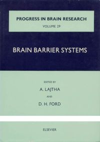 Titelbild: Brain Barrier Systems 9780444403520