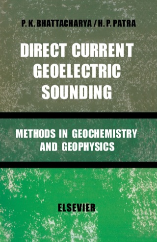 Cover image: Direct Current Geoelectric Sounding: Principles And Interpretation 9780444406989