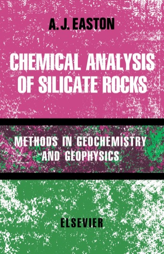 Cover image: Chemical Analysis Of Silicate Rocks 9780444409850