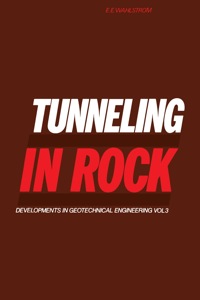 صورة الغلاف: Tunneling In Rocks 9780444410641