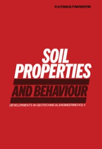 Imagen de portada: Soil Properties and Behaviour 9780444411679