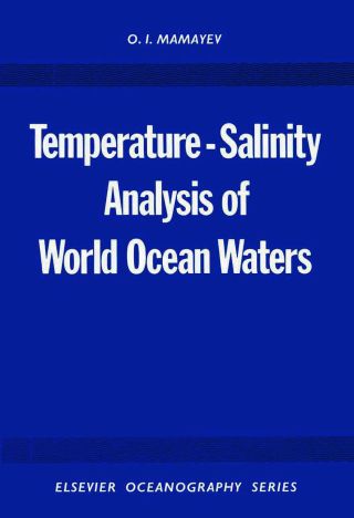 Cover image: Temperature-Salinity Analysis of World Ocean Waters 9780444412515