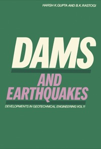 صورة الغلاف: Dams and Earthquakes 9780444413307