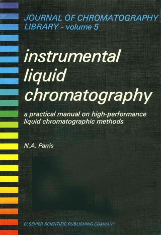 Imagen de portada: INSTRUMENTAL LIQUID CHROMATOGRAPHY: A PRACTICAL MANUAL ON HIGH PERFORMANCE LIQUID CHROMATOGRAPHIC METHODS 9780444414274