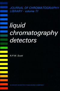 Cover image: LIQUID CHROMATOGRAPHY DETECTORS 9780444415806