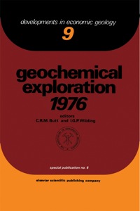 صورة الغلاف: Geochemical Exploration 1976 9780444416537