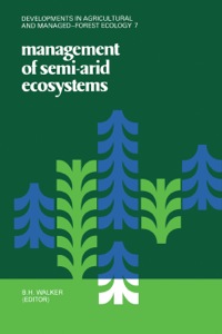 表紙画像: Management of Semi-Arid Ecosystems 9780444417596
