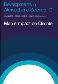 表紙画像: Man's Impact on Climate 9780444417664