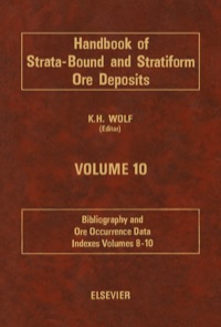 Cover image: Bibliography and Ore Occurrence Data: Indexes Volumes 8-10 9780444418258