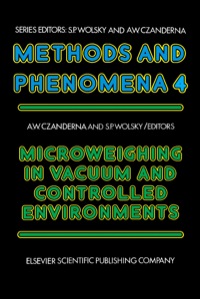 Imagen de portada: Microweighing in Vacuum and Controlled Environments 9780444418685