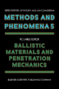 Titelbild: Ballistic Materials and Penetration Mechanics 9780444419286
