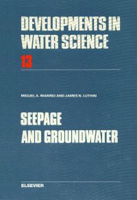 Cover image: Seepage and Groundwater 9780444419750