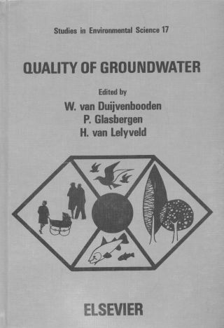 Cover image: Quality of groundwater: Proceedings of an international symposium, Noordwijkerhout, the Netherlands, 23-27 March 1981 9780444420220