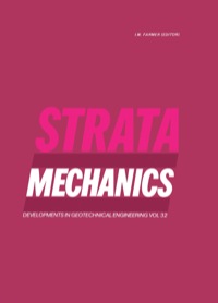 Cover image: Strata Mechanics 9780444420862