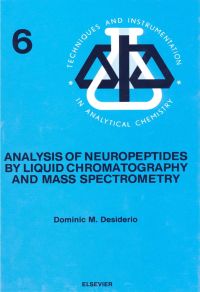 Imagen de portada: Analysis of Neuropeptides by Liquid Chromatography and Mass Spectrometry 9780444424181