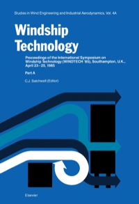 صورة الغلاف: Windship Technology: Proceedings of the International Symposium on Windship Technology (WINDTECH ' 85), Southampton, U.K., April 24-25, 1985 1st edition 9780444425317