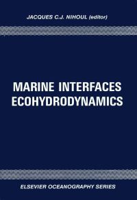Titelbild: Marine Interfaces Ecohydrodynamics 9780444426260