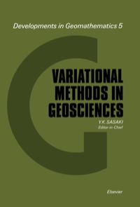 Cover image: Variational Methods in Geosciences 9780444426970