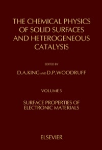 Cover image: The Chemical Physics of Solid Surfaces and Heterogeneous Catalysis 9780444427823