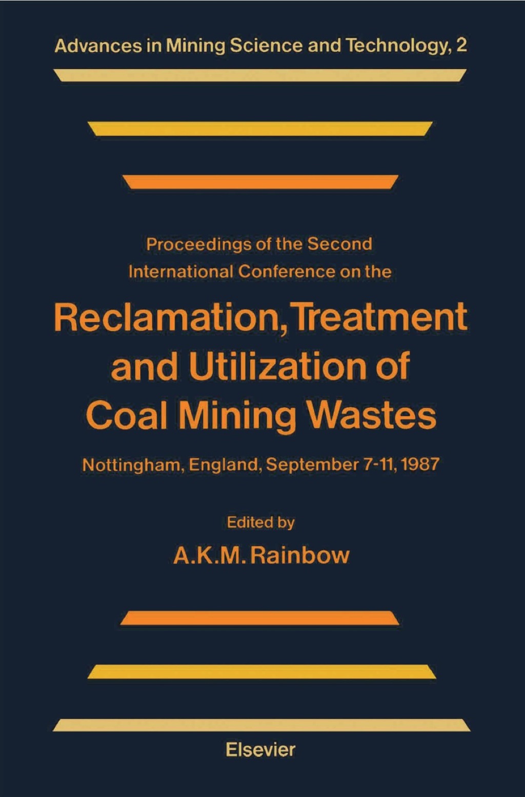 Reclamation, Treatment and Utilization of Coal Mining Wastes 1st Edition