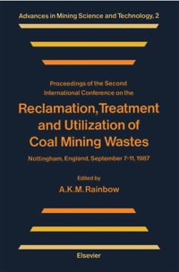 Immagine di copertina: Reclamation, Treatment and Utilization of Coal Mining Wastes 1st edition 9780444428769