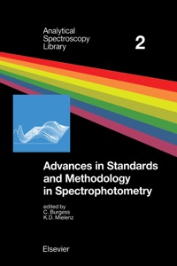 Omslagafbeelding: Advances in Standards and Methodology in Spectrophotometry 9780444428806