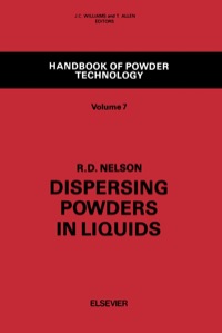 Cover image: Dispersing Powders in Liquids 1st edition 9780444430045