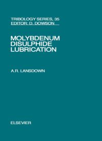 Cover image: Molybdenum Disulphide Lubrication 9780444500328