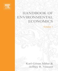 Imagen de portada: Handbook of Environmental Economics: Environmental Degradation and Institutional Responses 9780444500632