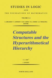Cover image: Computable Structures and the Hyperarithmetical Hierarchy 9780444500724