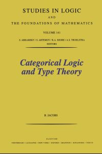 Cover image: Categorical Logic and Type Theory 9780444501707