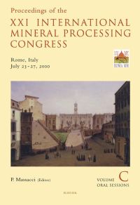 Imagen de portada: Proceedings of the XXI International Mineral Processing Congress, July 23-27, 2000, Rome, Italy 9780444502834