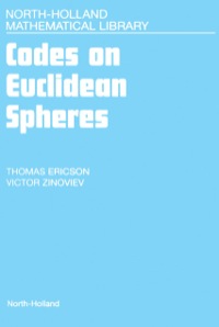 Imagen de portada: Codes on Euclidean Spheres 9780444503299