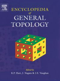 表紙画像: Encyclopedia of General Topology 9780444503558