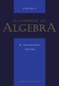 صورة الغلاف: Handbook of Algebra 9780444503961