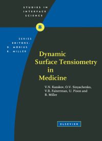 Imagen de portada: Dynamic Surface Tensiometry in Medicine 9780444504111